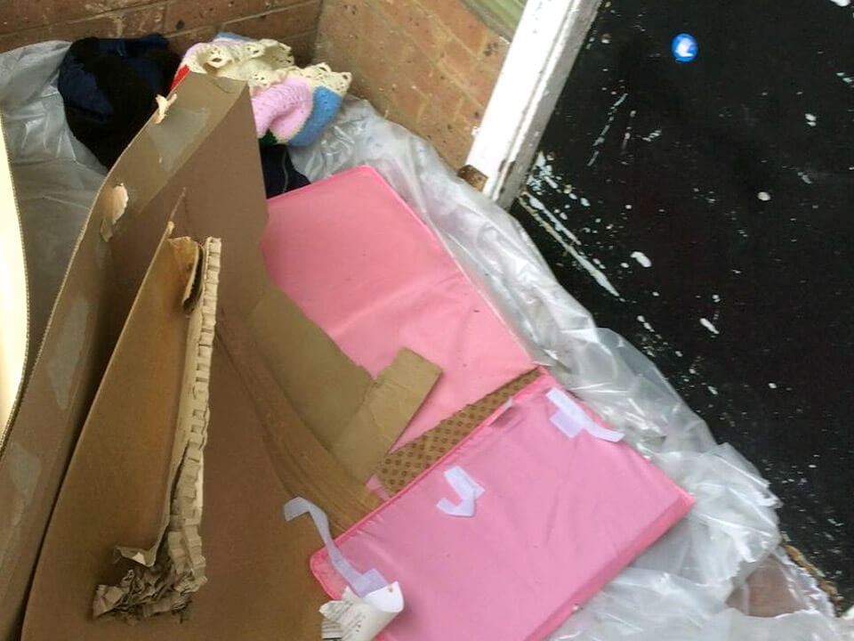 Fly tipping cleanup in Essex